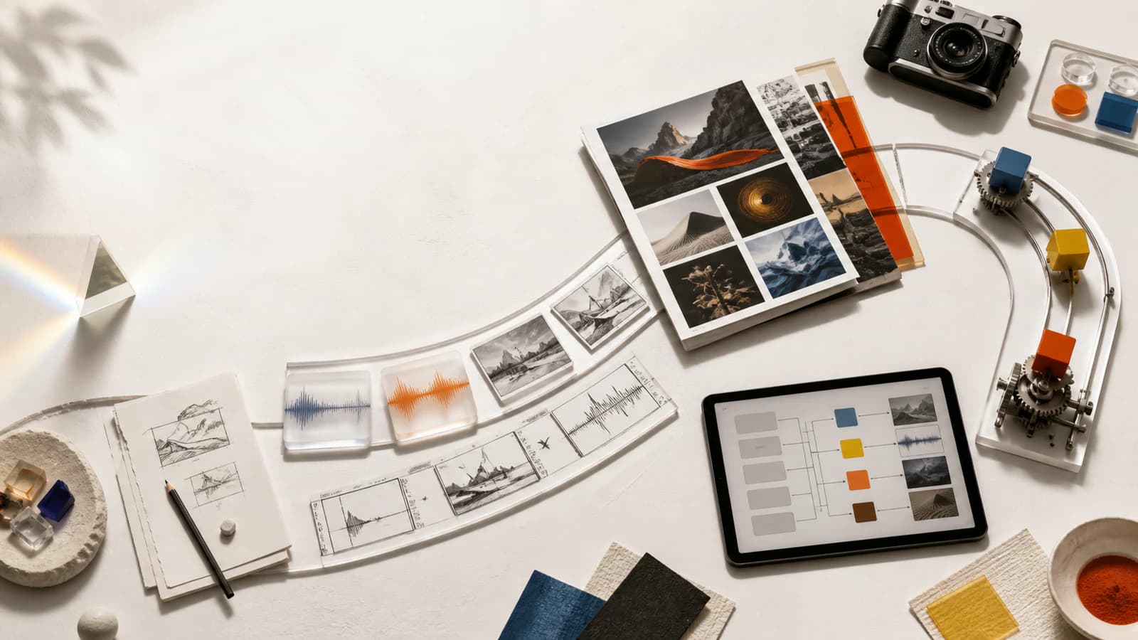 Outils créatifs pour générer des images, du son, de la vidéo et des automatisations avec l'IA